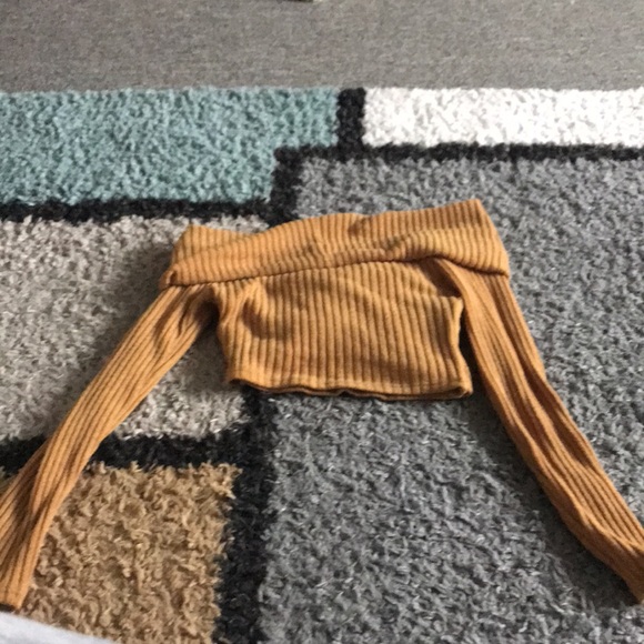 Mustard Orange Sweater - Picture 3 of 3